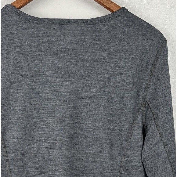The North Face womens Gray Pullover Large Flash dry Long Sleeve Shirt Activewear - Picture 9 of 10
